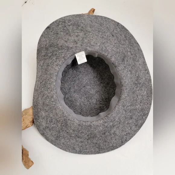 100% WOOL HAT WITH WIDE BRIM - Picture 8 of 11